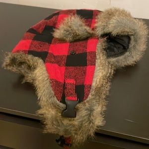 Lumberjack faux rabbit hat